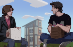 epsee:  mark and arin go to hell, a minecraft