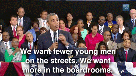 whitehouse:  &ldquo;We want fewer young men in jail. We want more of them in