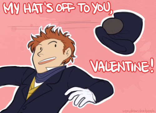 irenydrawsdeadpeople: a collection of last year’s valentines for all your citizen-wooing needs