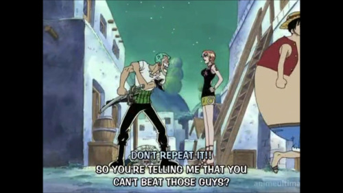 Zoro & Nami At Whiskey Peak