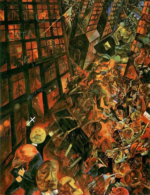 thehighlandrape:  GEORGE GROSZ - The Funeral (Dedicated to Oskar Panizza) (1917-18) Oil on canvas. 140 x 110 cm. 