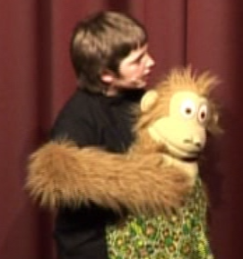 jontronthesecurityguard:What the fuck was my Year 5 school play? I played Splinky the Monkey who was
