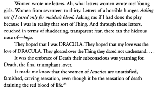 hembrista:Bela Lugosi about his female fans 