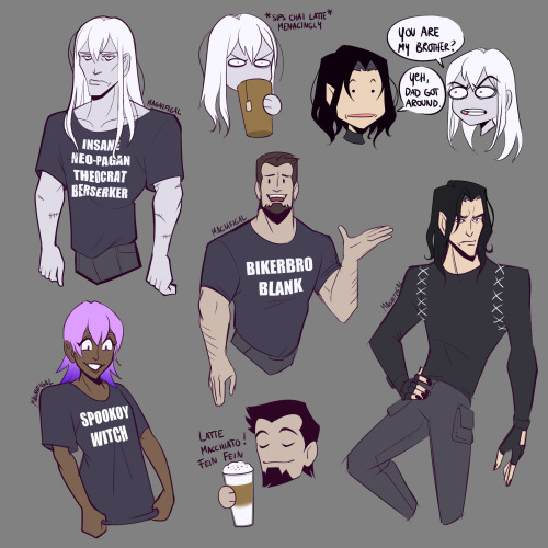 The return of #worldofdarkness OCs! Featuring #huntertheparenting references galore!