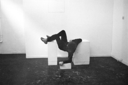 sodisnanee:Bruce McLean, Pose Work for Plinths, 1971