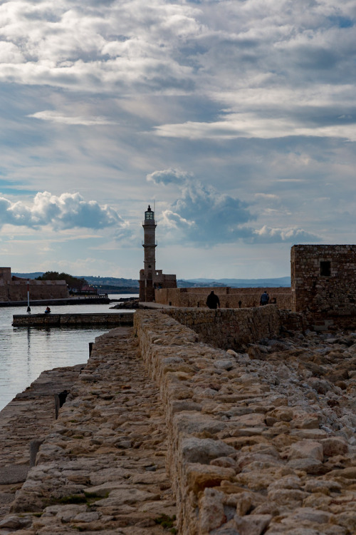 Fortifications, again.Harbour fortifications, Chania, Crete 2018.