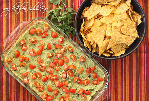veganinspo:  Layered Chipotle Hummus &amp; Guacamole Dip  Stuff dreams are made