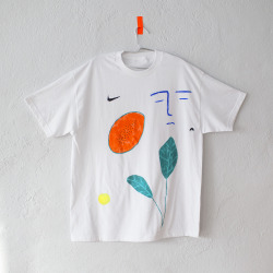 bfgf-shop:  Plant, face, nike swoosh, sun, and tiny ancient pottery 100% Cotton Size: XXL  Email boicemail@gmail to purchase. ฽ shipping included in the USA