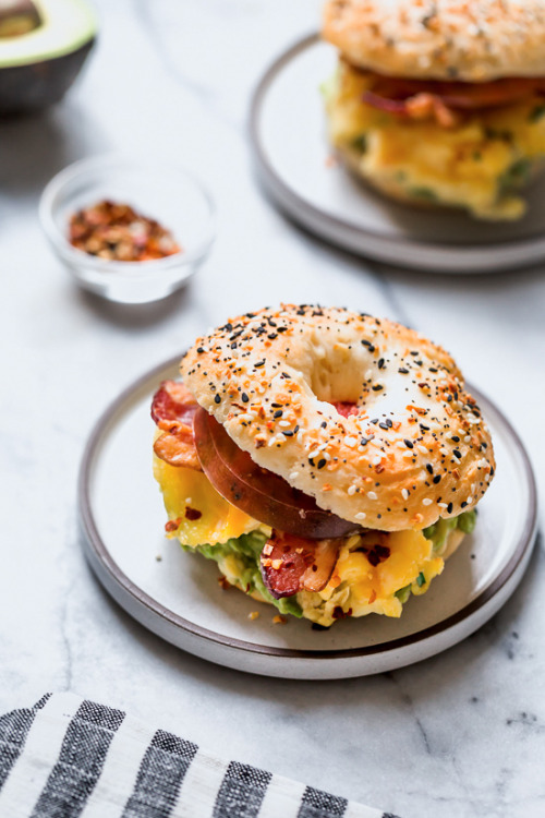 daily-deliciousness:Bacon, egg and avocado breakfast sandwich