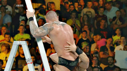 Tiny crack exposure from Randy Orton at Money In The Bank 2014