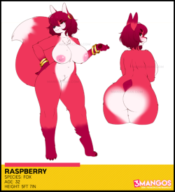 New Thicc Fox Adoptable Available on FurAffinity!Click