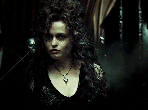 Bellatrix Lestrange née Black inHARRY POTTER AND THE HALF-BLOOD PRINCEdir. David Yates, 2009
