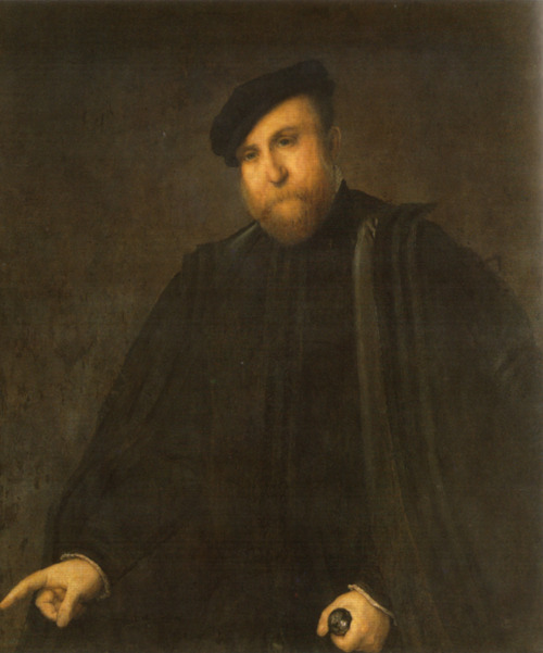 Portrait of a man, 1545, Lorenzo Lotto