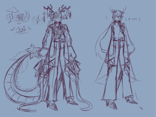 Wanted To Resketch/redraw Old Sketch Of This Character Of Mine And Make Full Body Sheet Of It, But I