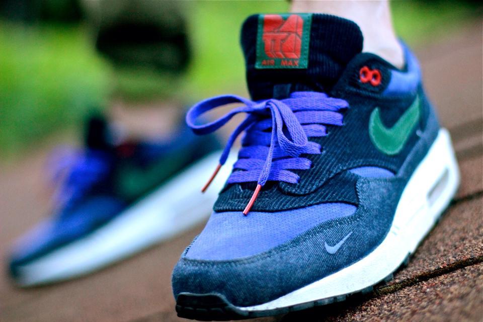 Patta x Nike Air Max 1 - Blue Denim Corduroy (by... – Sweetsoles ...