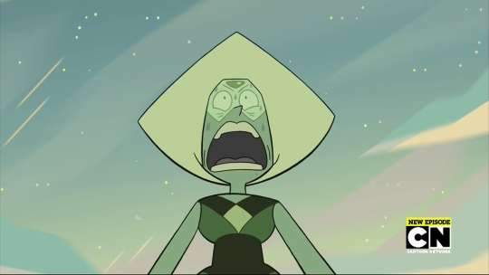 fantheoriesandfoodporn:  What stands out to you about Peridot? Her giant ego? Her childlike wonder at the simplest aspects of life on earth? Her giant ego? Her realistic depiction of psychological and physical disabilities? Her giant… hair? Okay, admit