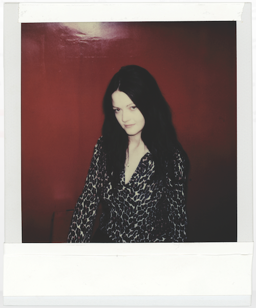 fixedsilence:
“ “ This is a Polaroid I took of my sister Meg White with an SX70 Polaroid camera from the 1970s. We couldn’t use it for anything we needed to release from our band The White Stripes because she was wearing leopard skin. I think she was...