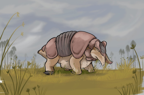 Here’s my submission for Wallace ll!The Maiapeltids (”Mother Sheilds”) are a family of megafauna der