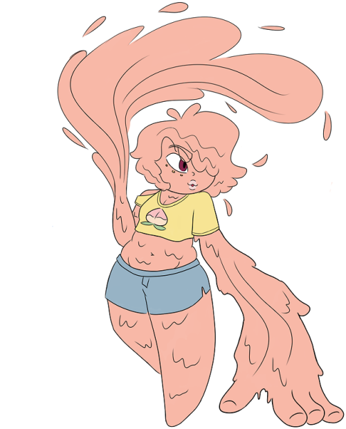 slime lesbian who tastes like the peaches from animal crossing