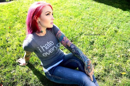 tragicglamour:  Staci Castle for Dirty Shirty
