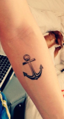 quotecompany:  STREPIK TEMPORARY ANCHOR TATTOO