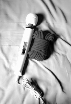 lovely-daydreamer73:  My favorite toy paired with rope…. hmmm…. very interesting!