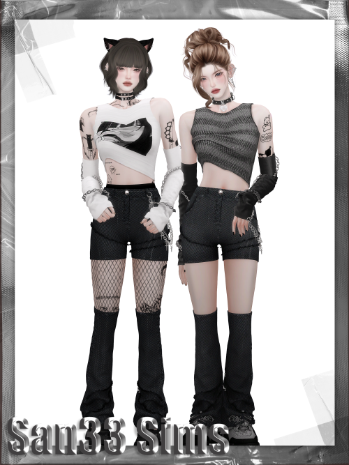 【333】Y2k 2.0ategory:top+pantscontain： femalepants 10 colours+top 18 coloursGame screenshots using HQ