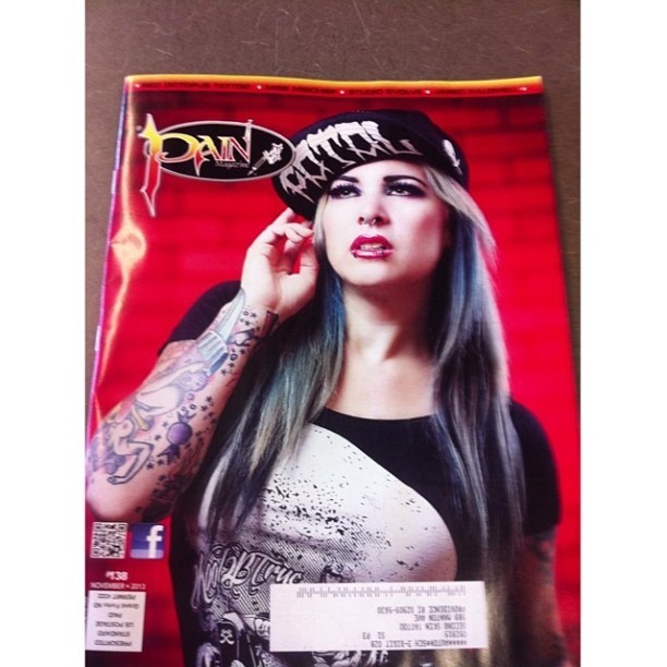 missmischiefchaos:  Cover of Pain Magazine shot by KevCool Photography /Shirt by