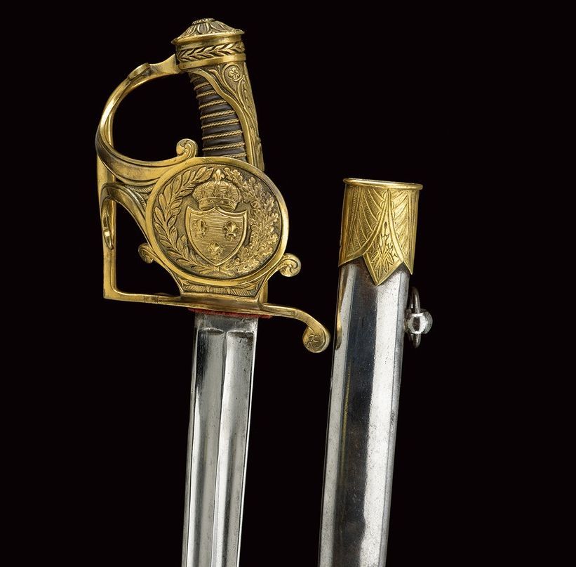 art-of-swords:  A ‘Gendarmes de la Maison du Roi’ Troopers Sword Dated: first
