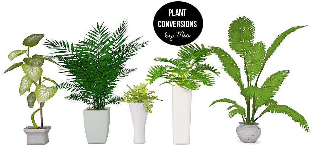 TS3 Plant Conversions - 5 meshes
Download at my blog