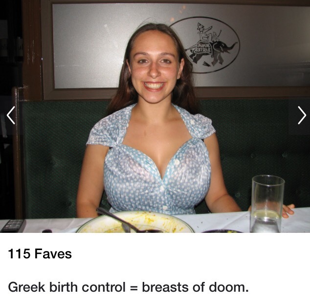 funbaggery:  Need more Greek birth control pills.