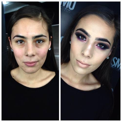 Night look demo at @cosmomakeupacademy #makeup #motd #makeupartist #mua #makeupbyjanny #cosmo #cosmo