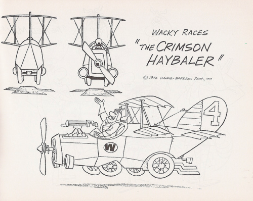 talesfromweirdland:Model sheets from the 1968 Hanna-Barbera cartoon, Wacky Races. The show was a tak