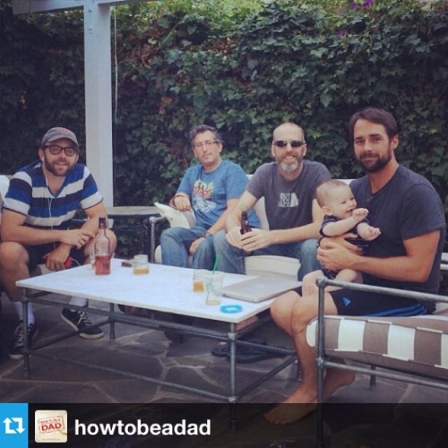 From @howtobeadad: Plotting global domination with @thedaddycomplex & @whithonea. #unadulterated