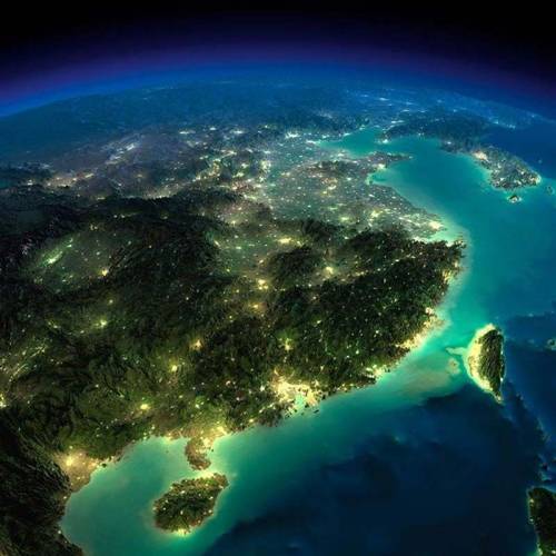 renamonkalou:Night on earth II Set 1: South Africa | Caucasus and the Caspian Sea Set 2: Korea, Japa