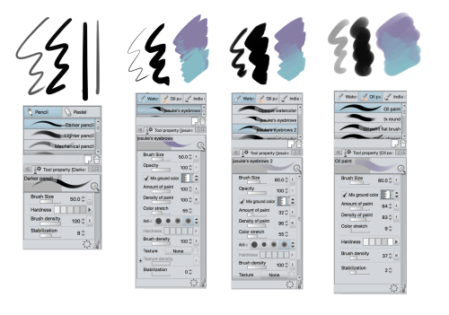 What Are Your Brush Settings For Clip Studio?