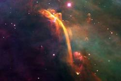 the-wolf-and-moon:  HH-222, Waterfall Nebula