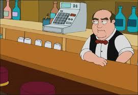 chineseshell:  Remember that one time on Family Guy when Horace, the bartender came