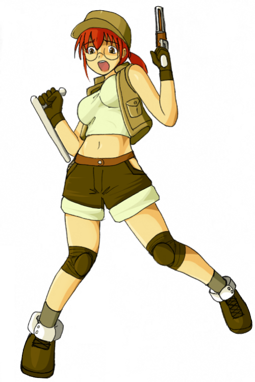 Colored a Fio from Metal Slug. The creases on the pants were the hardest part, and they still turned