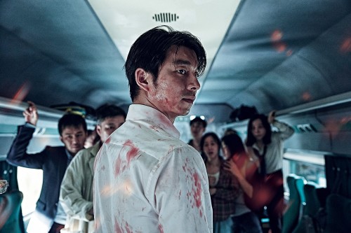 skawngur:  Train to Busan(  부산행) 2016A disastrous virus hits South Korea. Passengers on a KTX train from Seoul to Busan struggle to survive. 