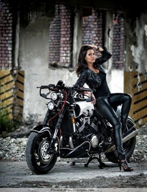 Sexy Biker Girl