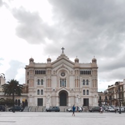 stellar-kisses: New gothic achitecture of an early 20th century Southern Italian Cathedral.  Pictures are mine.