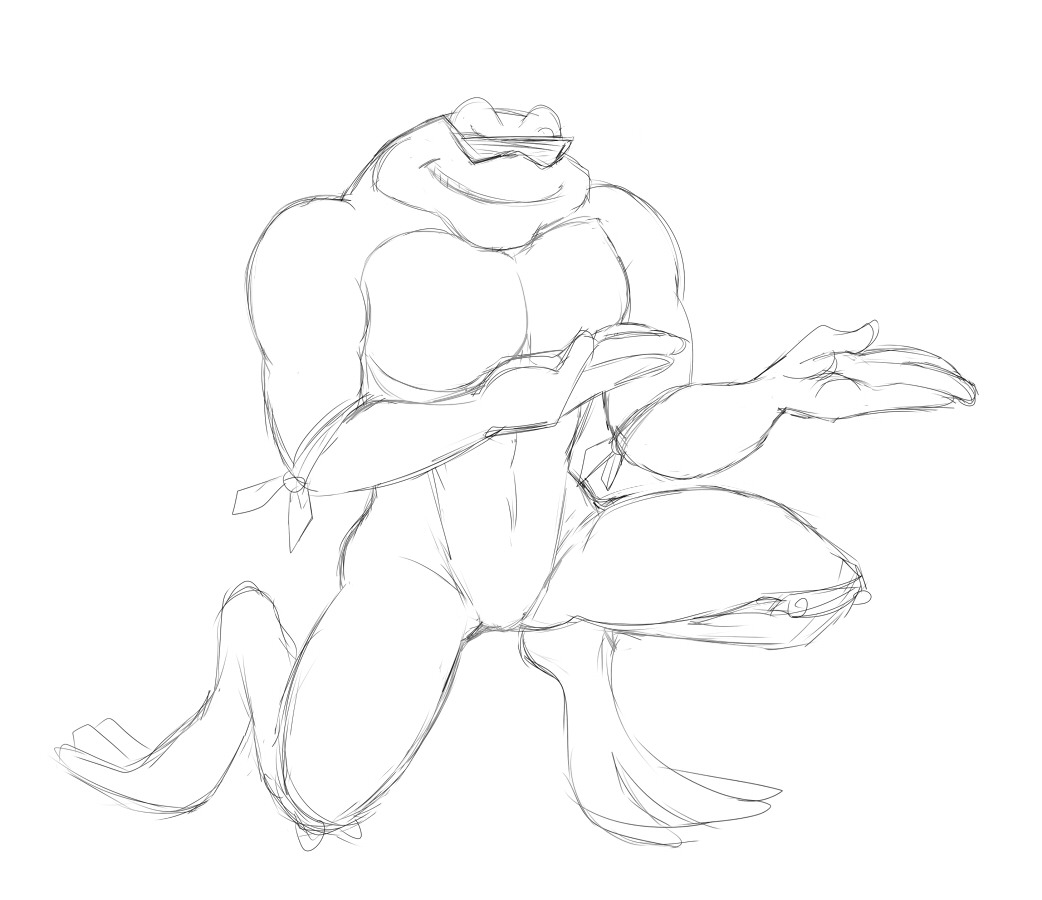 I finally finished sketching all three Battletoads! I’ve included Rash separately,