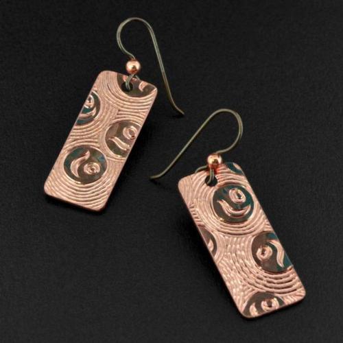 salmon egg earrings, Jennifer Younger (Tlingit)