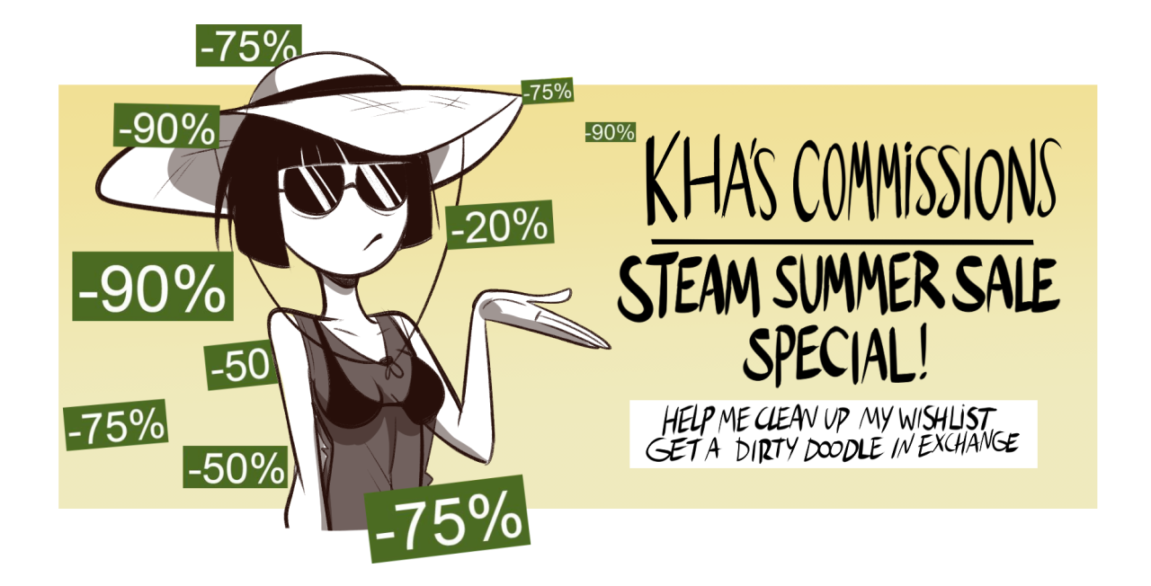 kindahornyart:  Well. The steam summer sale kinda caught me by surprise this year