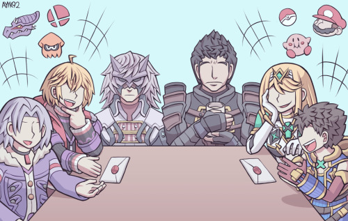 Family reunionXenoblade 1 + 2 spoilers (´･ω･`)