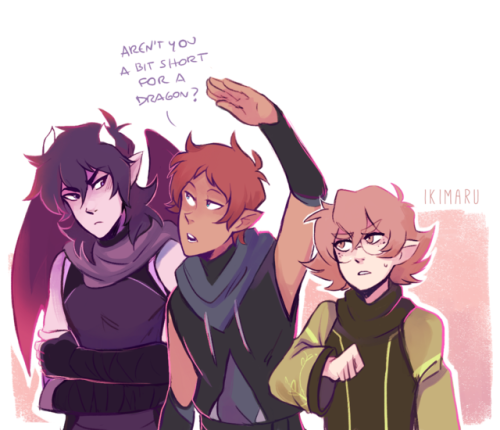 some more stuff about this au! c:Lance & co are elemental nymps (or magic elves skdjf I didn’t know how to call them, they have nature-based powers that’S THE THING)none of them can control their powers very well at first, Pidge isn’t very fond