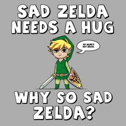 dotcore:  Sad Zelda.by Tee Ninja. Available