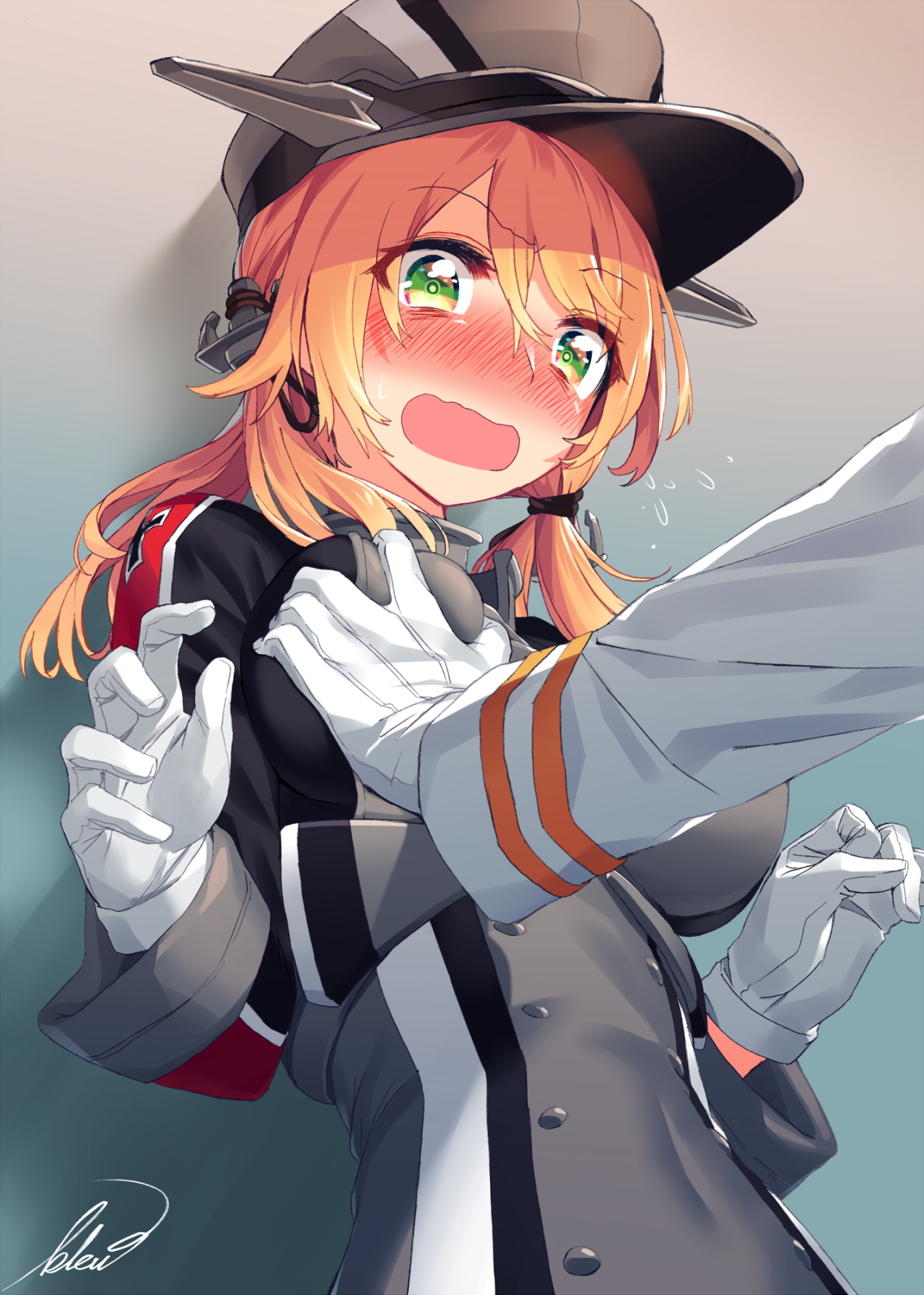 caskitsune:  プリちち・揉みゲン | blew※Permission was granted by the artist