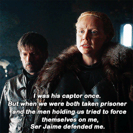 biancadanvers: Brienne of Tarth &amp; Jaime Lennister